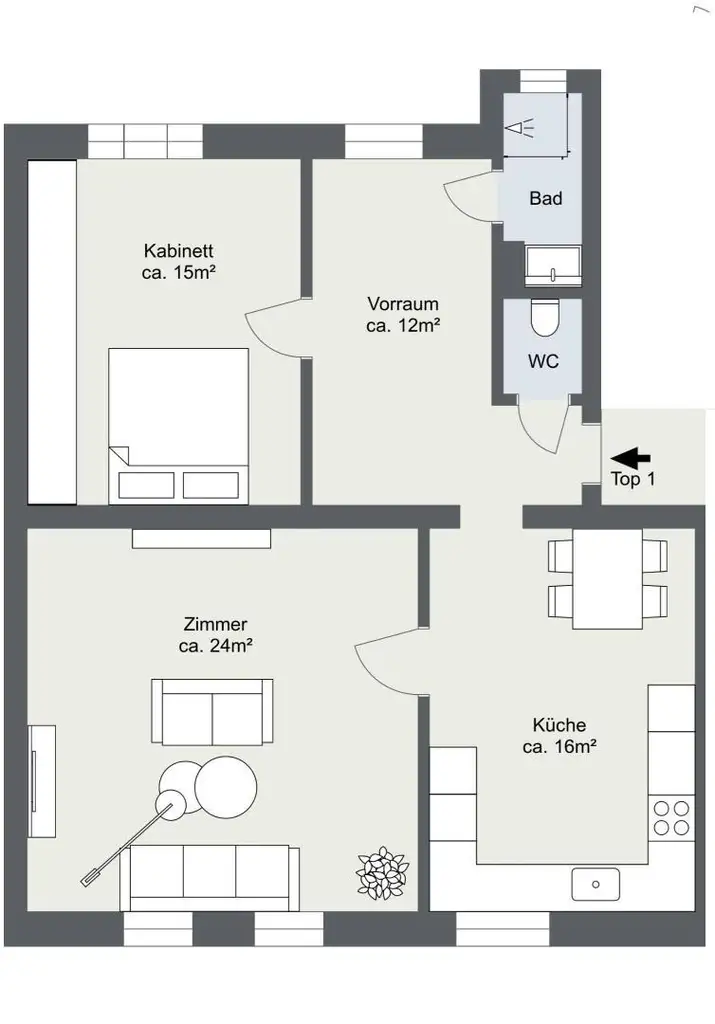 "Terassenwohnung in Mödling!"