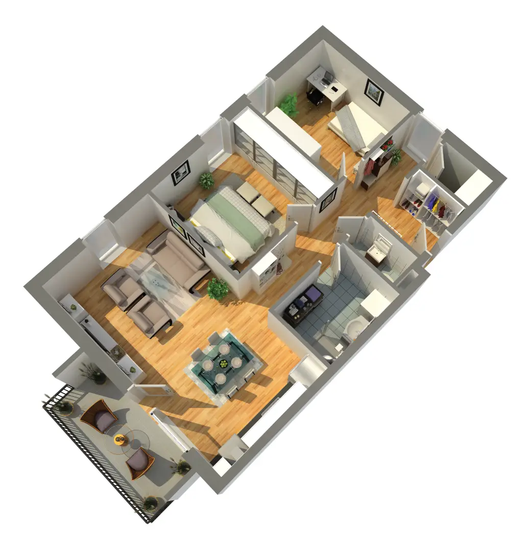 3D-Ansicht