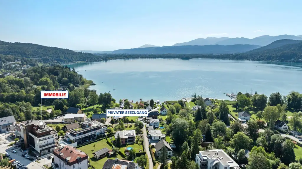 Exklusives Appartement mit Terrasse und Seezugang in Krumpendorf