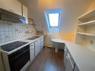 Küche im Dachgeschoss