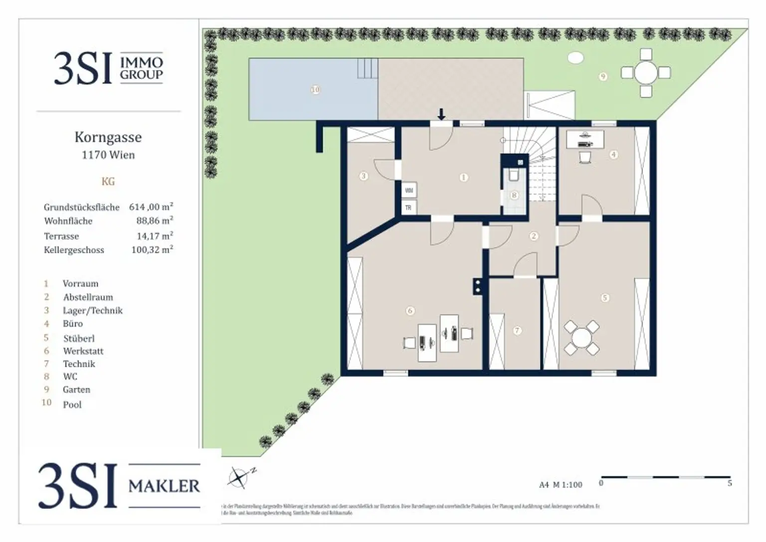 Traumhaftes Wohnen: Bungalow mit Pool & zusätzlichem Grundstück
