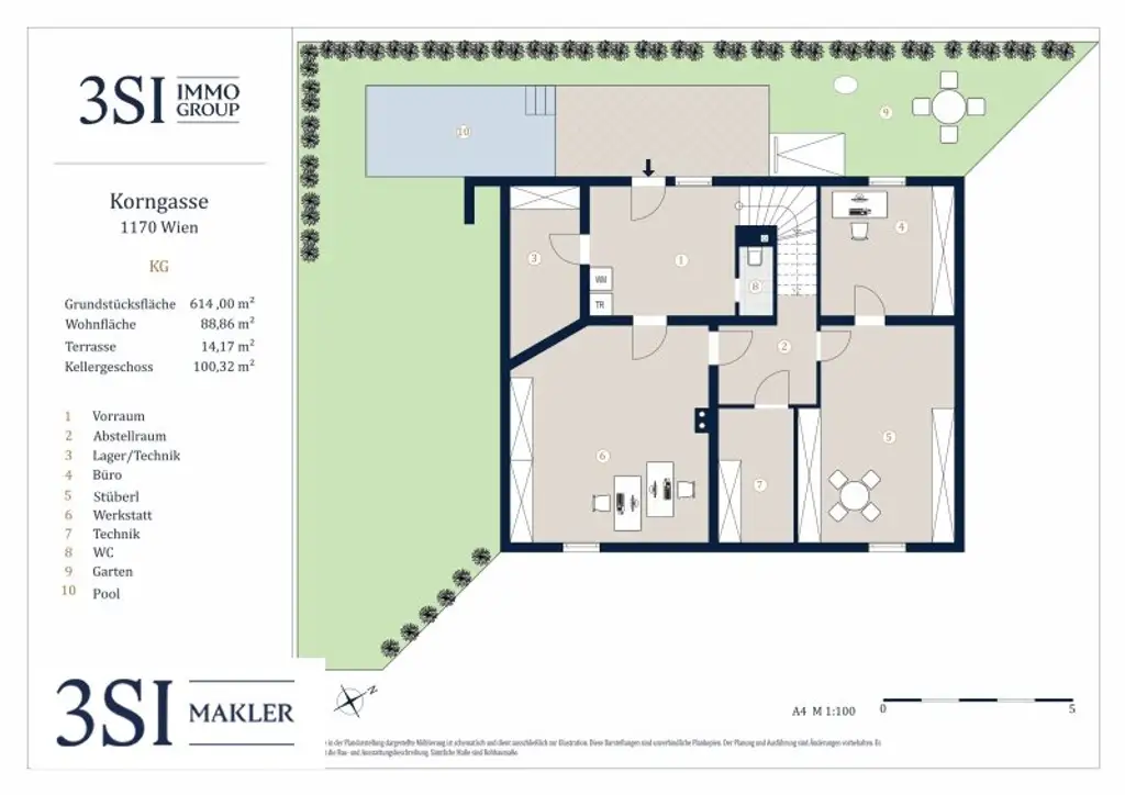 Traumhaftes Wohnen: Bungalow mit Pool & zusätzlichem Grundstück