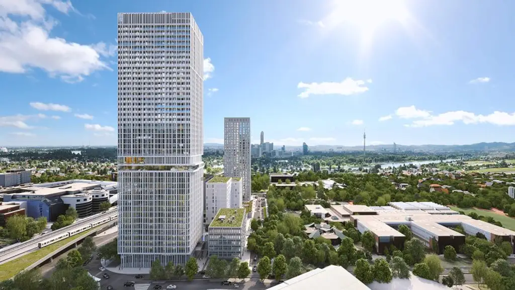 U-Bahn U1 Kagran - Sauna - Loggia - Fitnessraum - Deckenkühlung - Pool am Dach