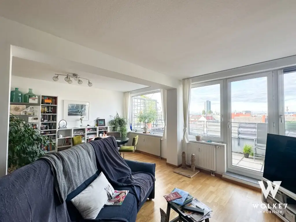 Modernes 2-Zimmer-Wohnhighlight mit Terrasse & Weitblick in 1200 Wien I Nähe Handelskai I Millenium City