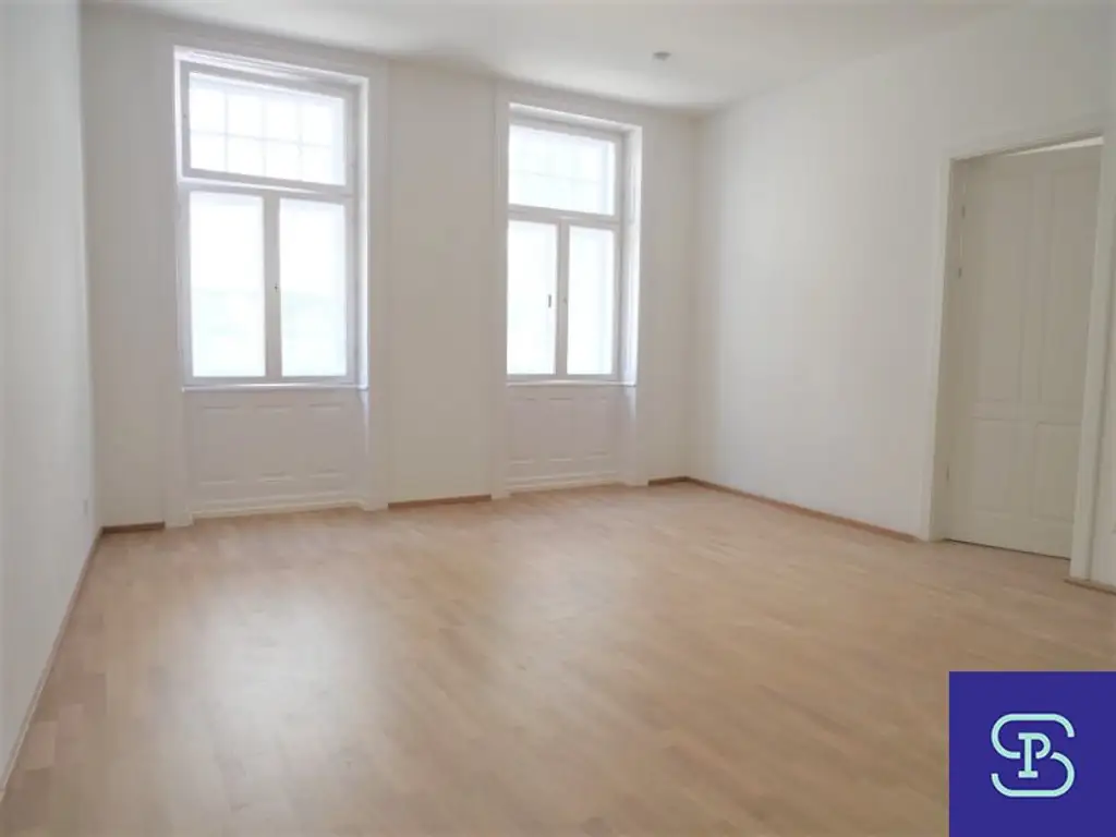 Provisionsfrei: Unbefristeter 98m² Altbau mit 11m² Süd-Loggia und Einbauküche - 1070 Wien!