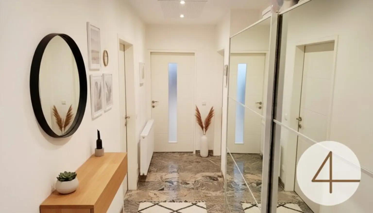 Modernisierte 3 Zimmer Wohnung