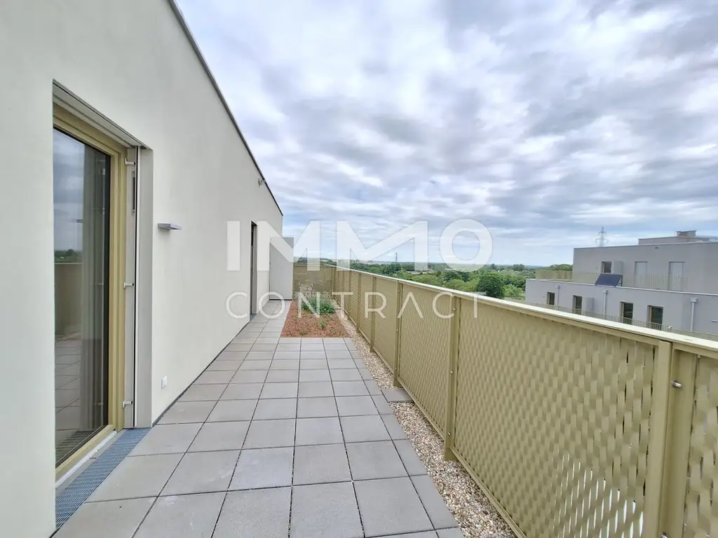 Terrassentraum mit Weitblick; knapp 50m² Terrasse