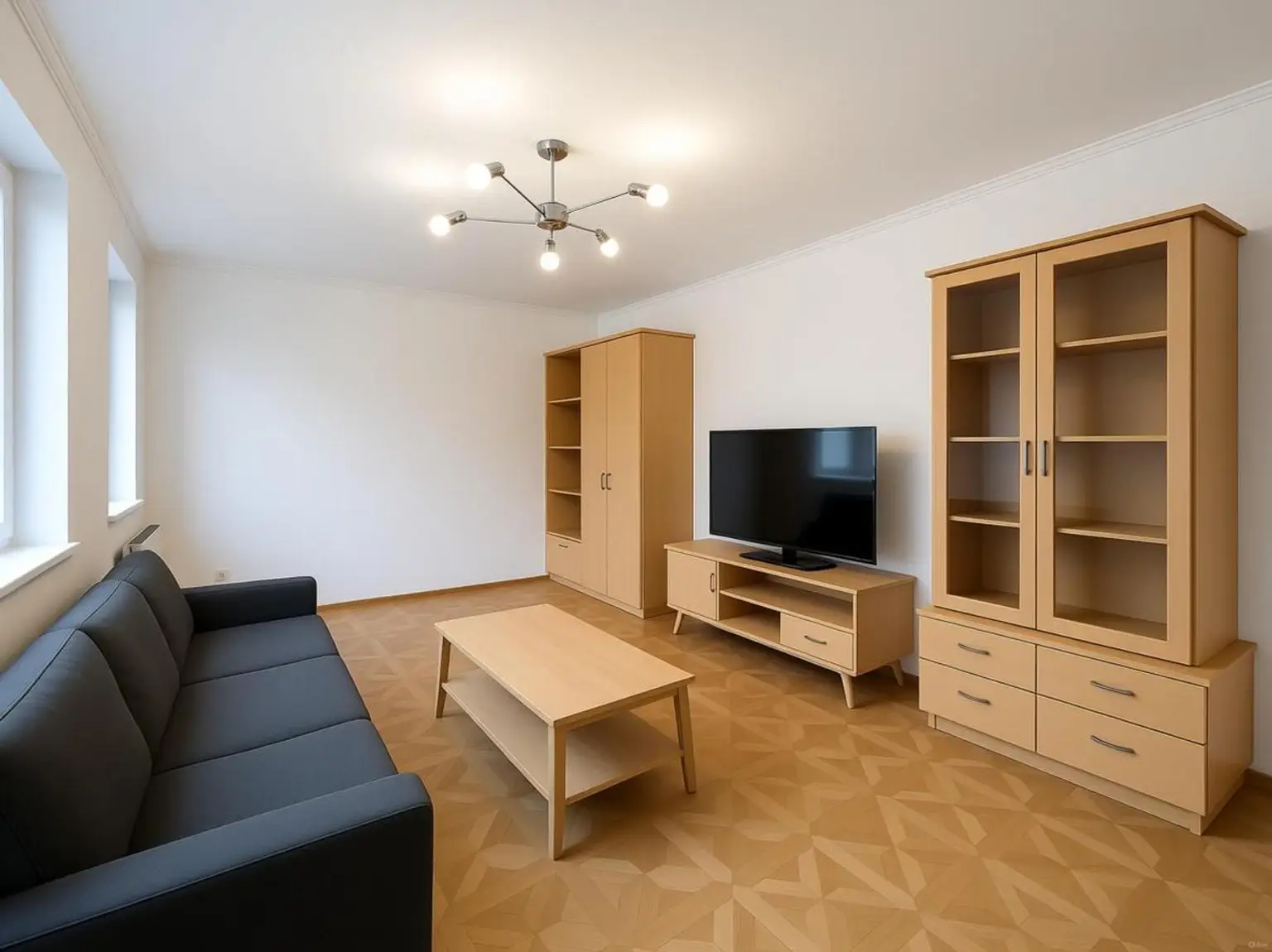 Wohn/Schlafzimmer KI Einrichtungsvorschlag