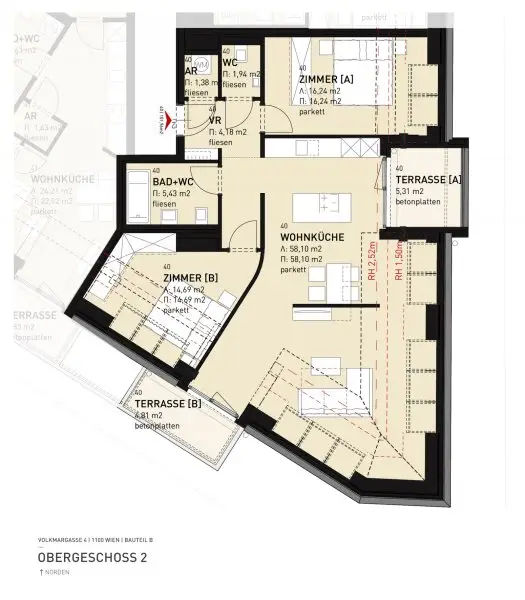 Grundriss: Himberger Straße 17