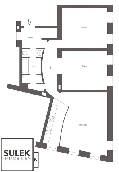* Charmante 3-Zimmer Altbau-Wohnung in bester Lage ab sofort (Wiedner-Hauptstraße nähe TU-Wien) * Videobesichtigung *