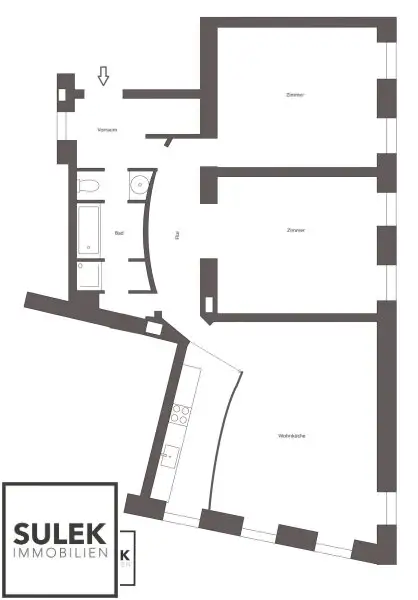 * Charmante 3-Zimmer Altbau-Wohnung in bester Lage ab sofort (Wiedner-Hauptstraße nähe TU-Wien) * Videobesichtigung *