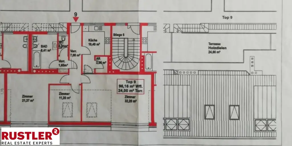 Traumhafte Dachterrassenwohnung direkt bei der U4-Meidling - klimatisiert!