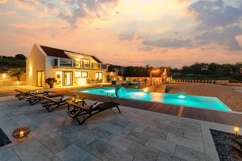 Villenidylle mit Meerblick – Rückzugsort auf der Insel Brač