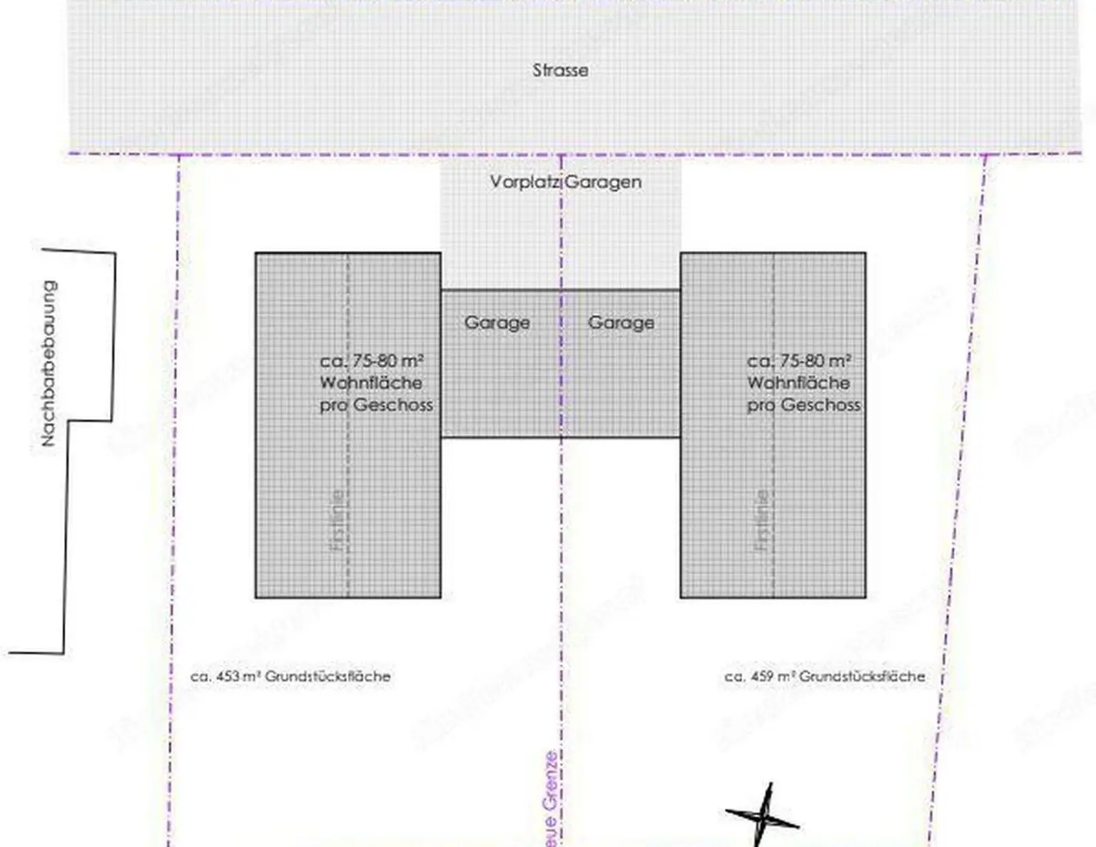 Schönes Bau-Grundstück mitten in Schlins als Ganzes oder geteilt zu verkaufen