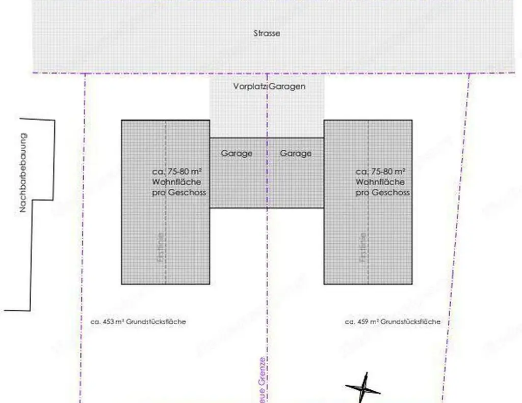Schönes Bau-Grundstück mitten in Schlins als Ganzes oder geteilt zu verkaufen