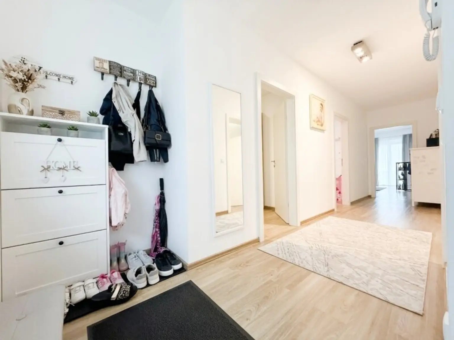 Garderobe und Gang