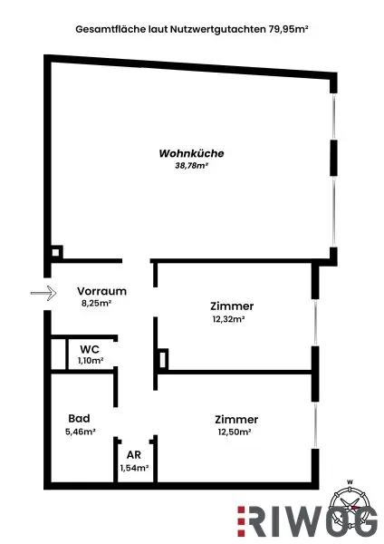 ERSTBEZUG nach Sanierung I 3 Zimmerwohnung im Herzen Klosterneuburgs I Gemeinschaftsgarten I Tischler-Küche mit Siemens Geräten