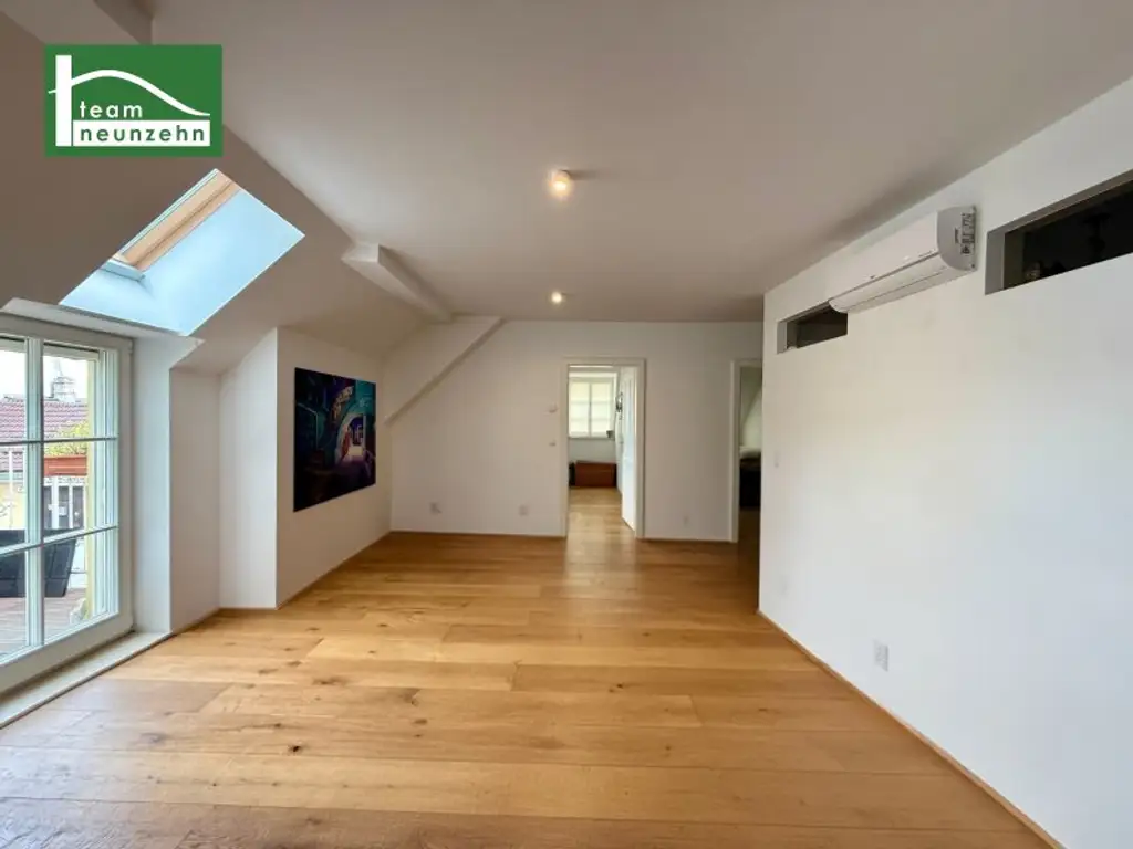 Maisonette mit Flair: 3-Zimmer-Wohnung mit Balkon & Dachterrasse in 1130 Wien!