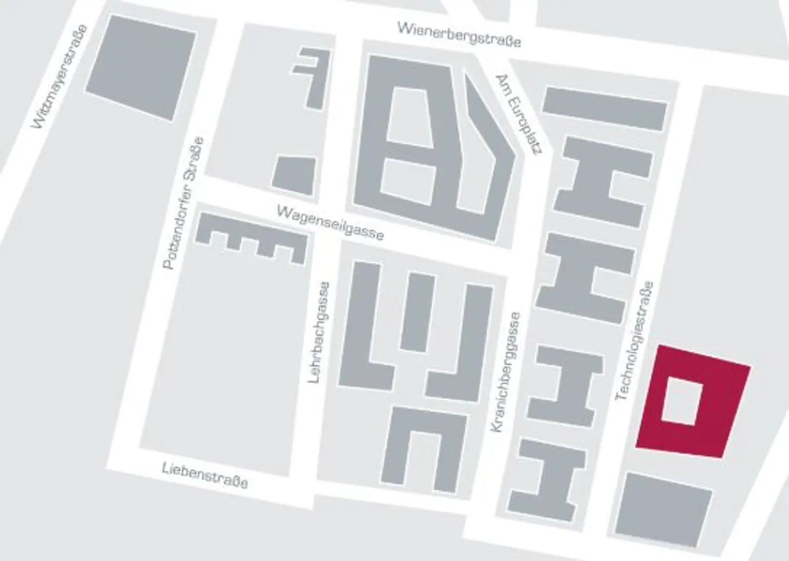 Lageplan EUROPLAZA 3 BT F