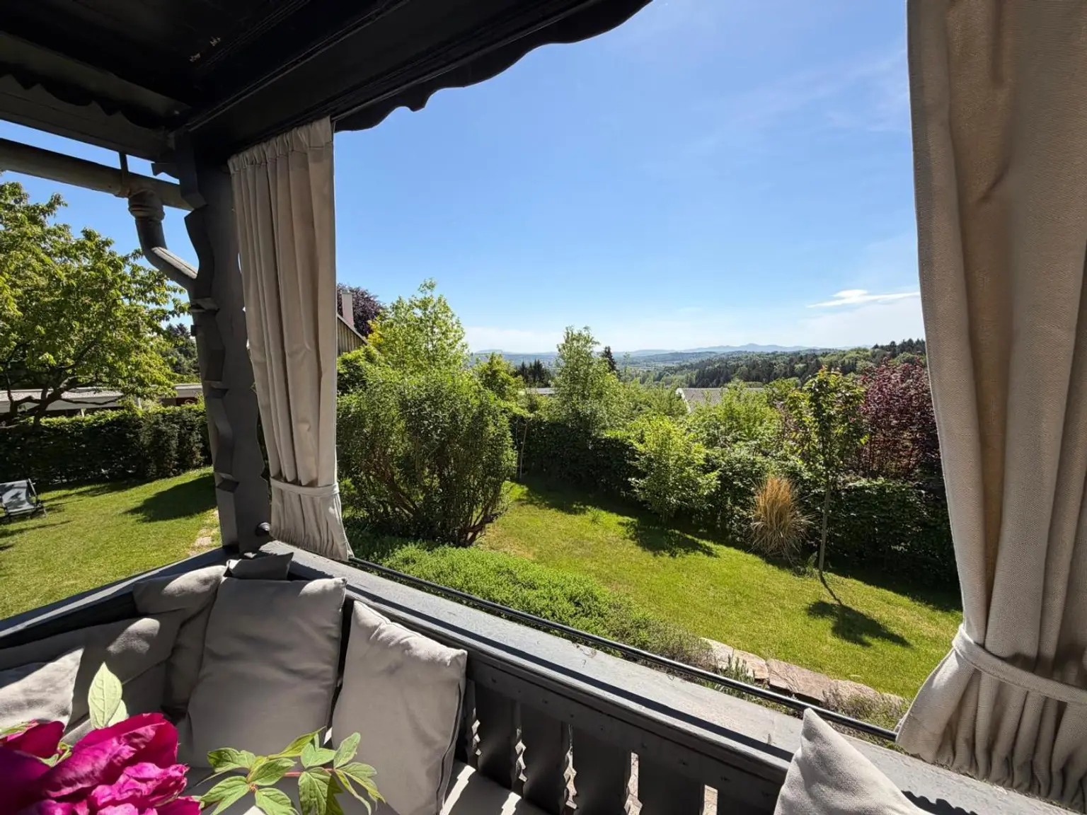 Ausblick Veranda