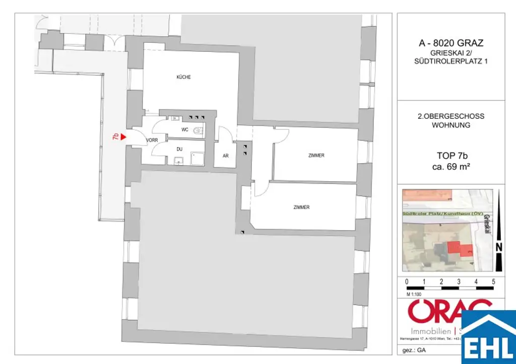 Moderne 2-Zimmer-Wohnung in Graz