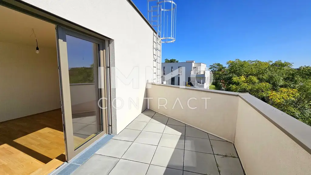 Stylische, großzügige 2-Zimmer-Dachgeschoss-Wohnung mit 23 m2 Südterrasse - Provisionsfrei!