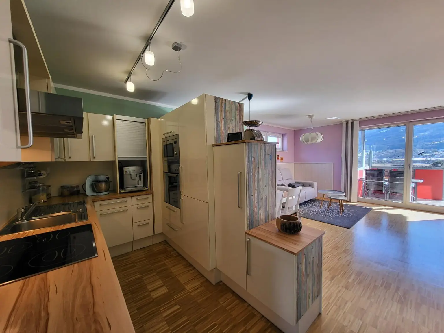 halboffene Küchenlösung