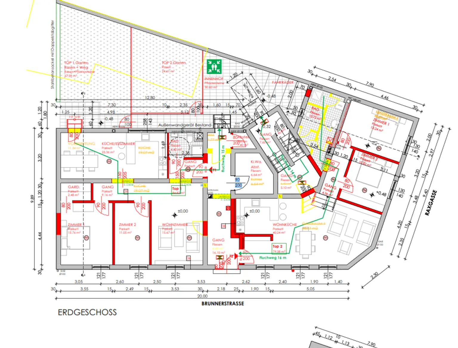 Perfektes Anlageobjekt mit 4 Wohneinheiten + 370 m² Garten in Wr. Neustadt! ausgezeichnete Vermietbarkeit!