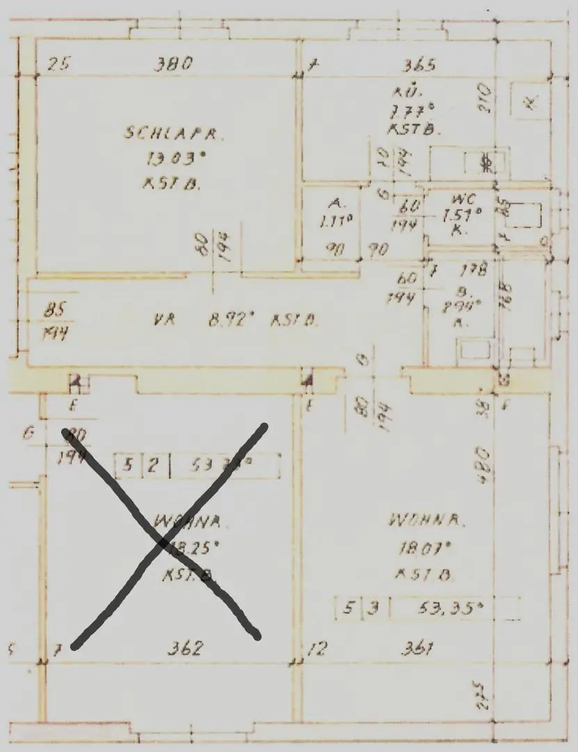 Jesuitenmühlstrasse Obj.3339 Plan