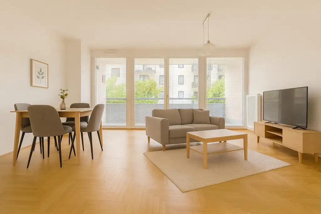 Stylisch. Zentral. Zukunftssicher. –  3-Zimmer-Wohnung mit Loggia für Visionäre - optionaler Garagenplatz möglich