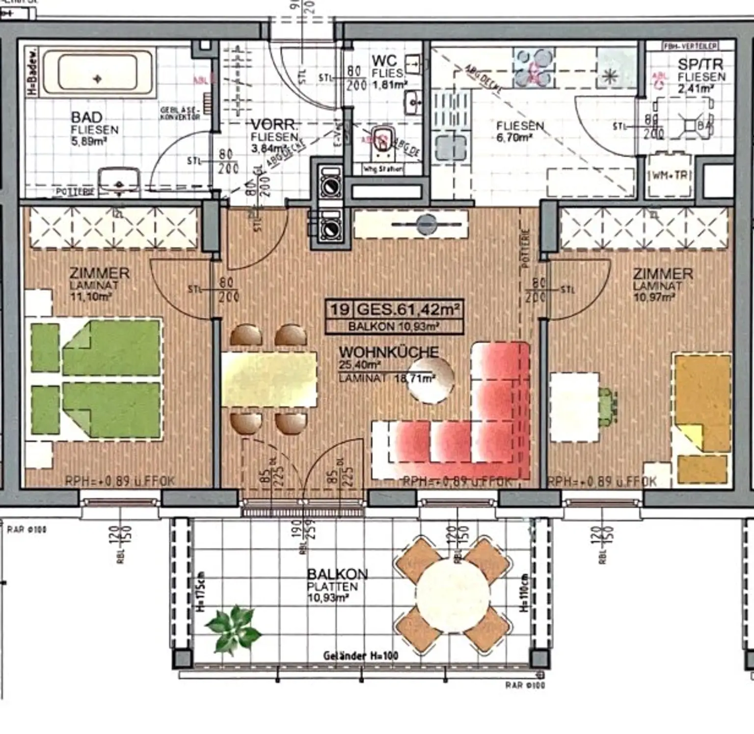 Moderne Wohnung in Vösendorf: 61m² mit Balkon, Einbauküche & Badewanne! € 340.000,-