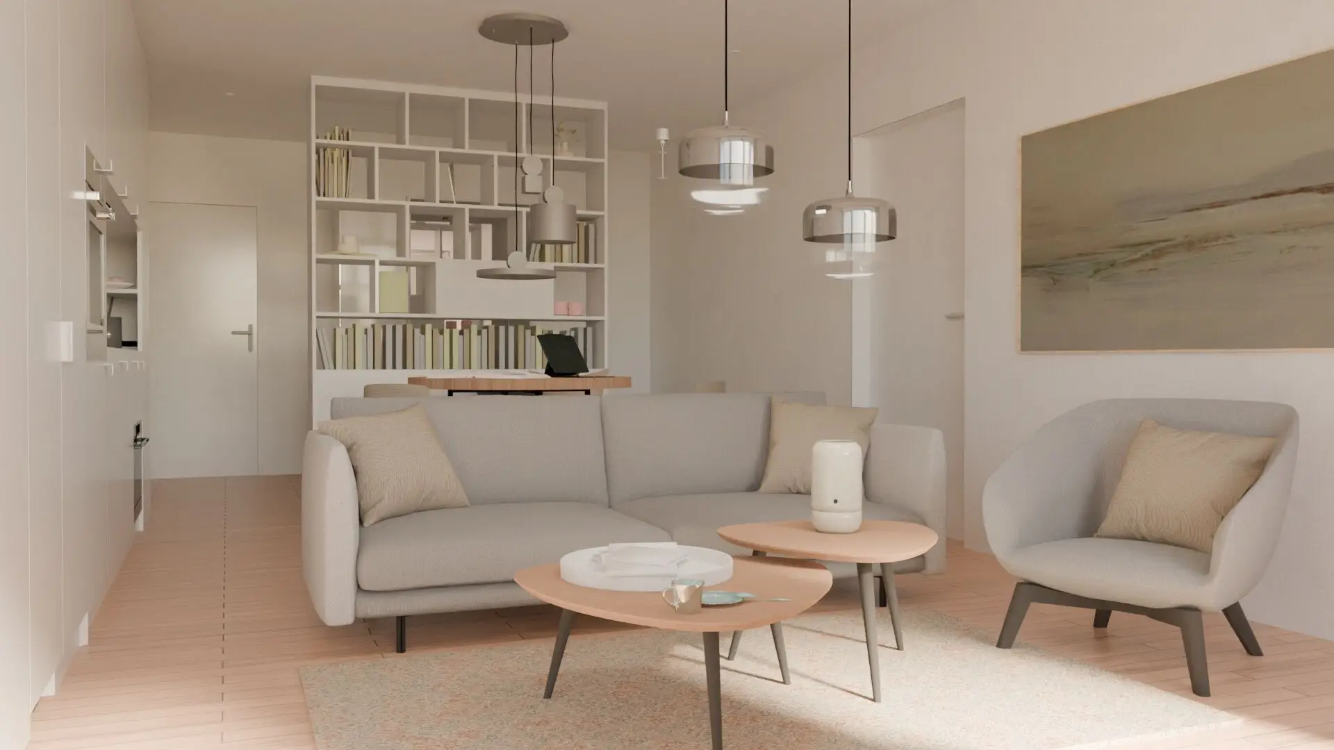 Visualisierung Wohnzimmer