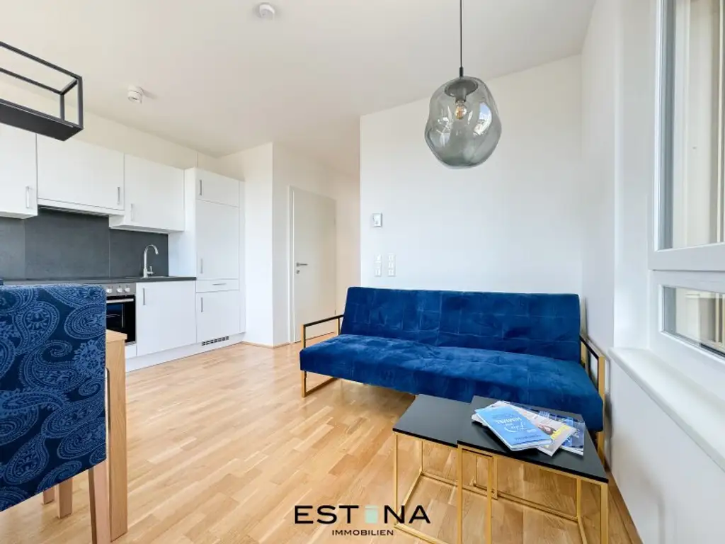 Möbliertes Apartment mit atemberaubendem Ausblick beim Naherholungsgebiet Wienerberg
