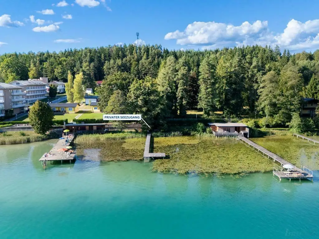 Klopeiner See - Einfamilienhaus mit separater Wohneinheit und eigenem Seegrundstück |Lake Klopeiner See - Family home with separate living unit and private lakefront property