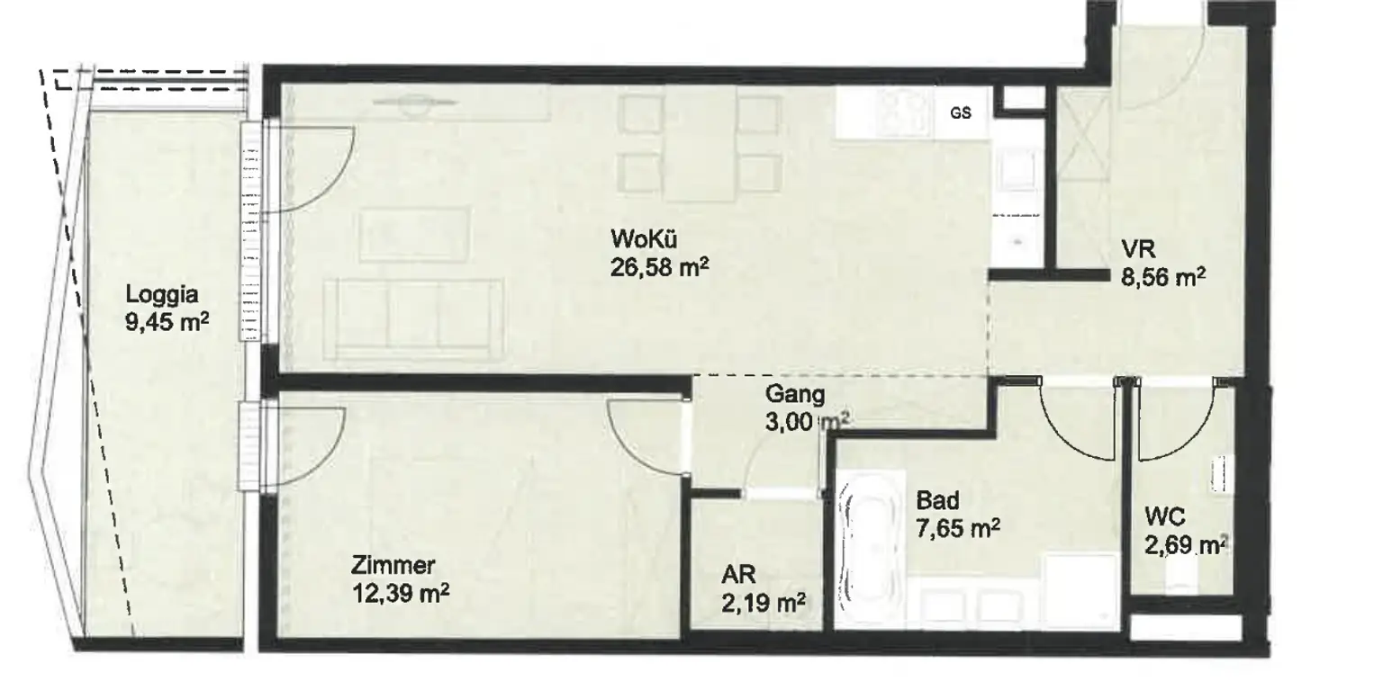 Exklusive Wohnung im Trendbezirk – Westsonne & Lebensqualität auf der Loggia!