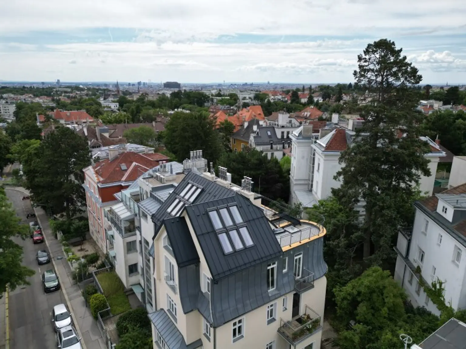Haus Drohnenaufnahme