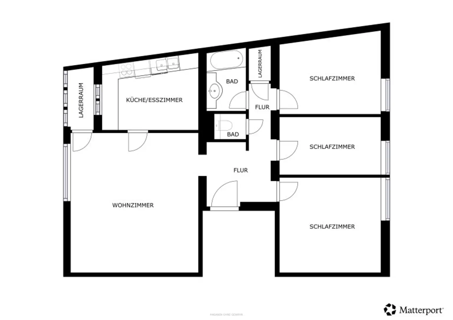 Besserer 4 Zimmer-Grundriss für Familien geht nicht!