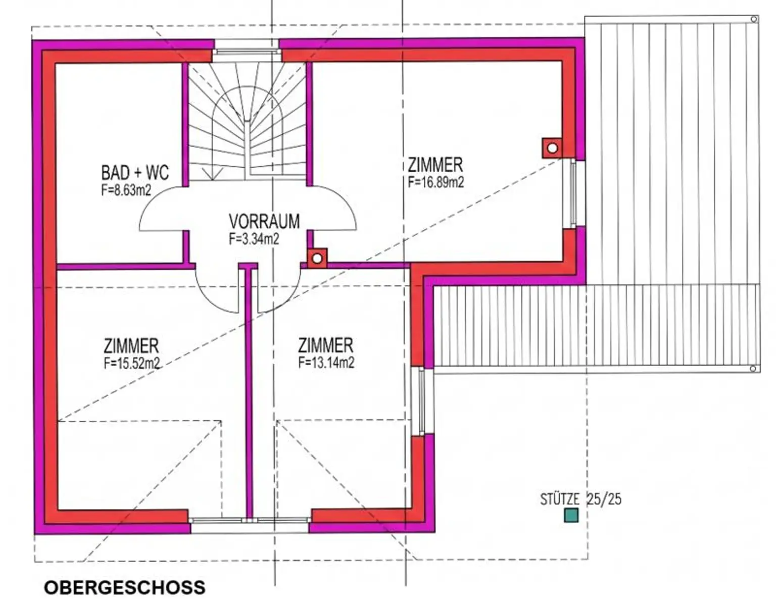 Grundriss Obergeschoss