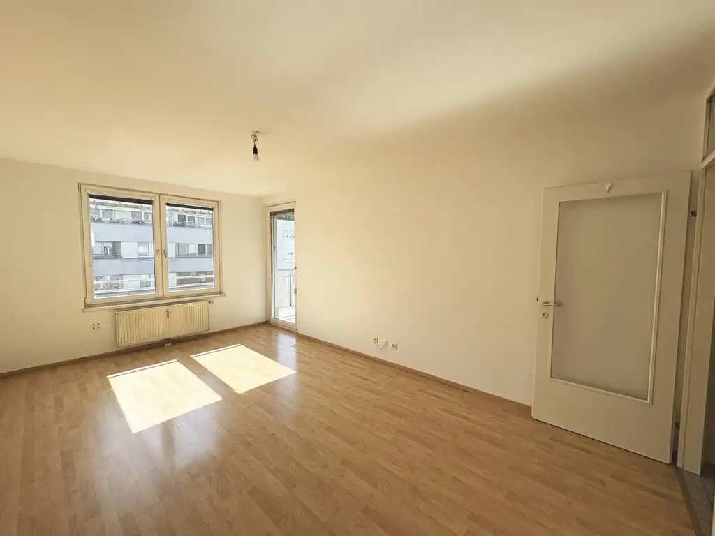 Nähe Donau und U2  - 
Geförderte 2 Zimmer Wohnung mit Loggia - FINANZIERUNGSBEITRAG