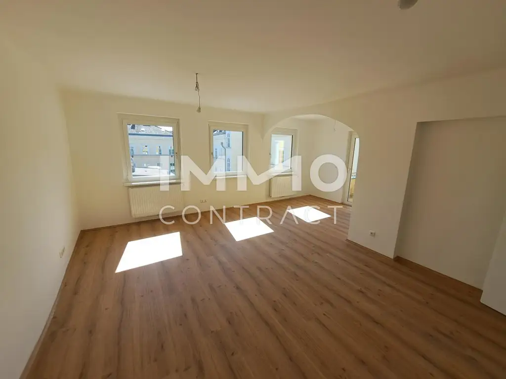 Generalsanierte 2-Zimmer Wohnung mit Terrasse im Zentrum von Linz nahe Landstraße