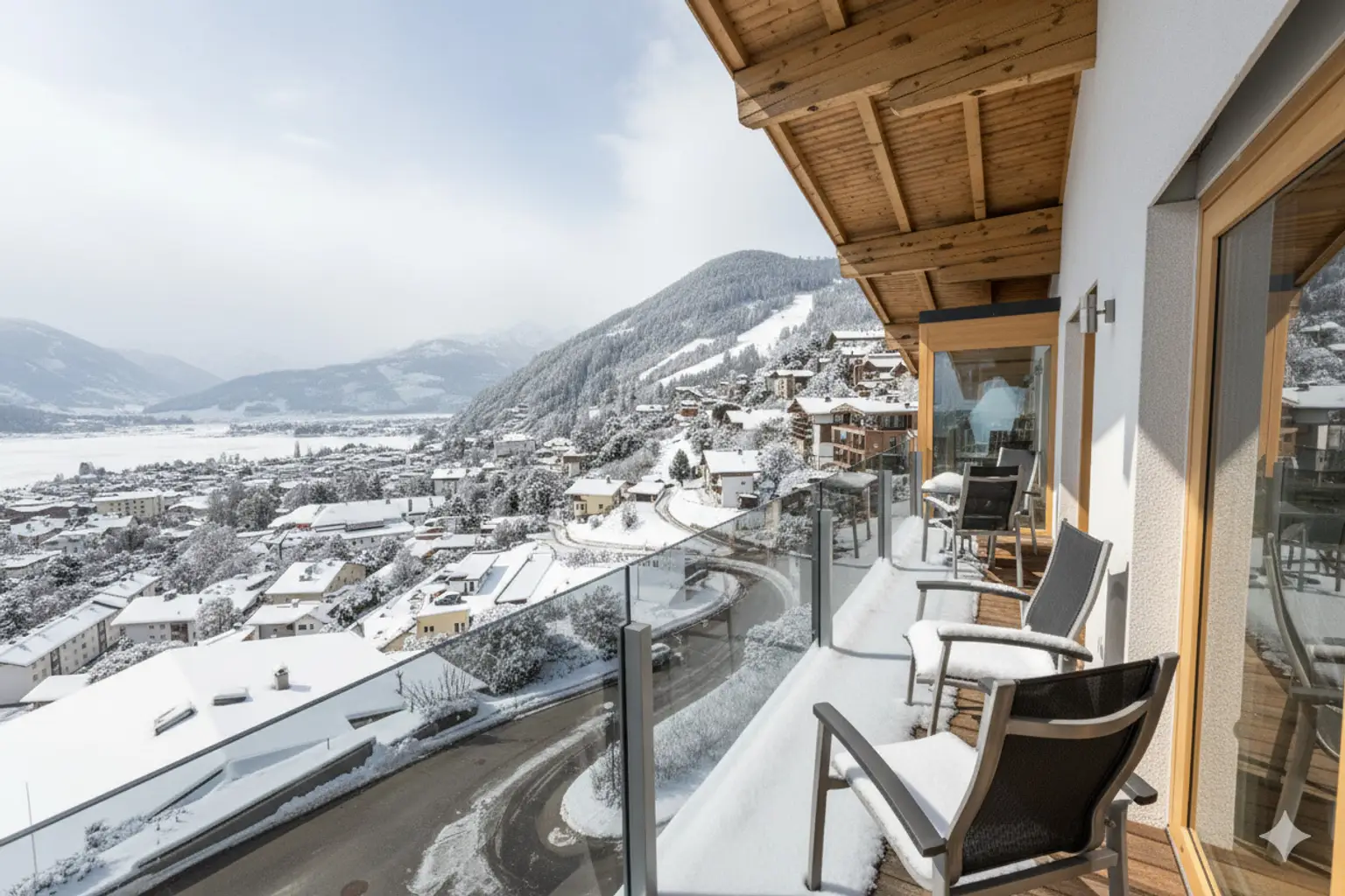Traum-Penthouse über den Dächern von Zell am See, mit einzigartigem Seeblick, für touristische Vermietung