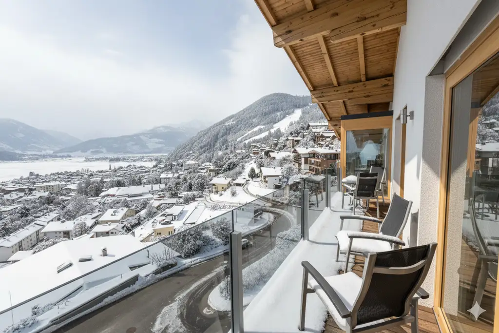 Traum-Penthouse über den Dächern von Zell am See, mit einzigartigem Seeblick, für touristische Vermietung