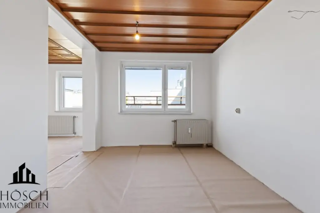 Zwei-Zimmer-Wohnung mit toller Freifläche in attraktiver Lage