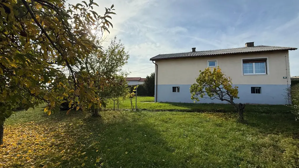 Adrettes Einfamilienhaus mit großem Garten in sonniger Lage von Rechnitz