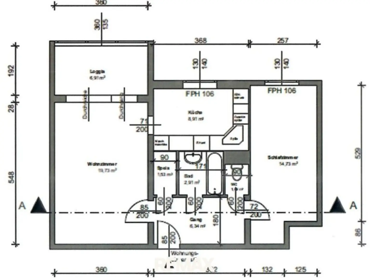 13. Eigentumswohnung 1210 Wien - Grundriss