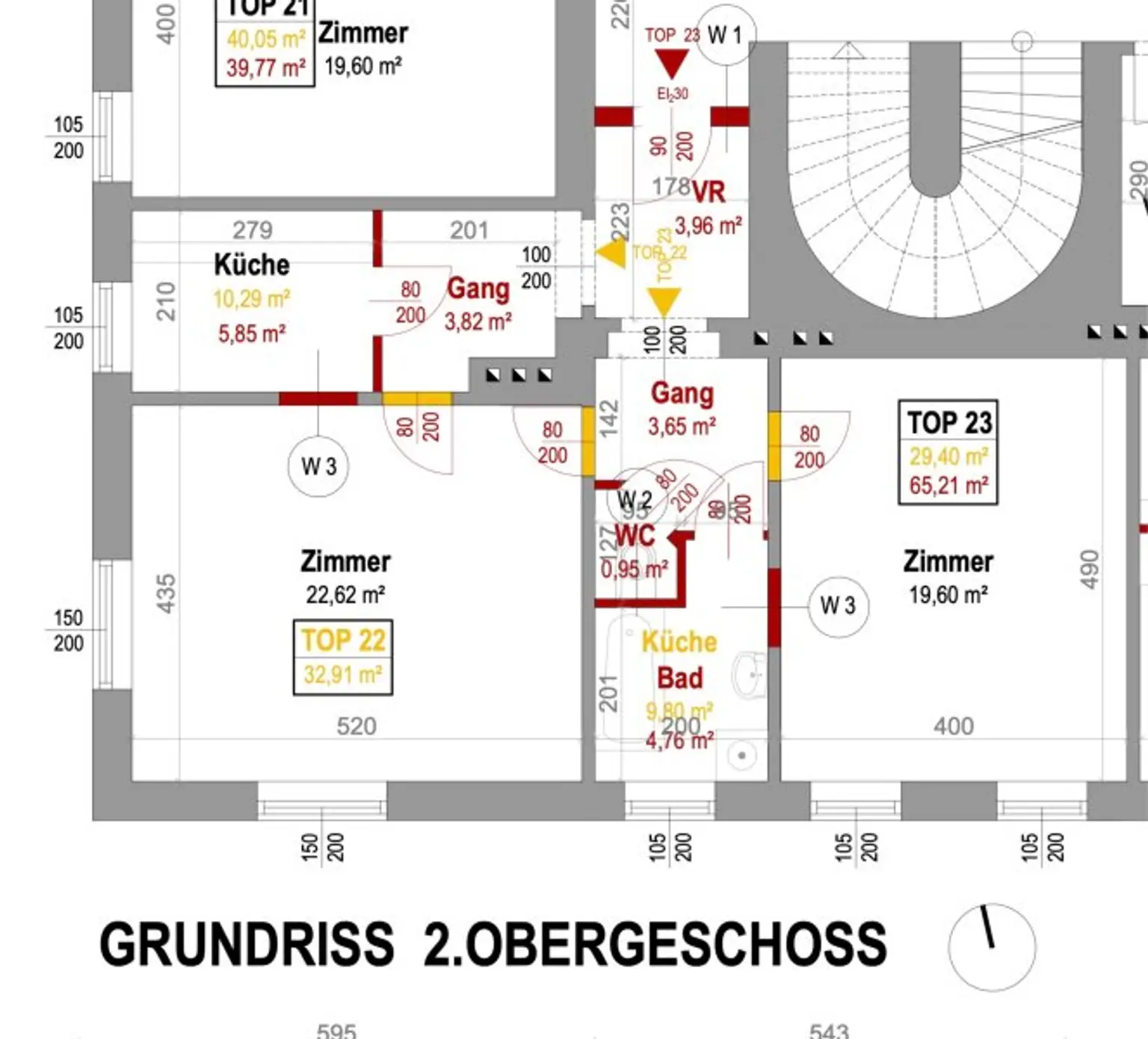 Top Grundriss | gepflegte, helle 2-Zimmer-Wohnung mit separater Küche | Kurzzeitvermietung möglich