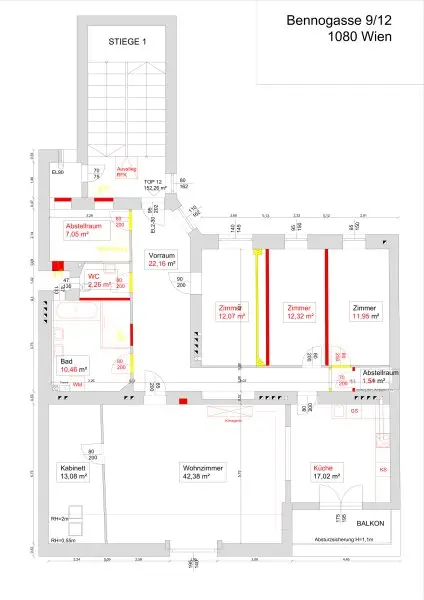 LOFTARTIGE DACHGESCHOSS-WOHNUNG -- 5 ZIMMER -- BALKON/RUHELAGE/KLIMA/U-BAHN -- UNBEFRISTET!