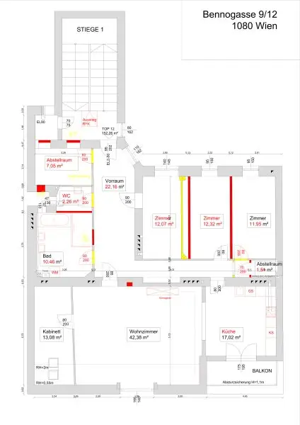 LOFTARTIGE DACHGESCHOSS-WOHNUNG -- 5 ZIMMER -- BALKON/RUHELAGE/KLIMA/U-BAHN -- UNBEFRISTET!