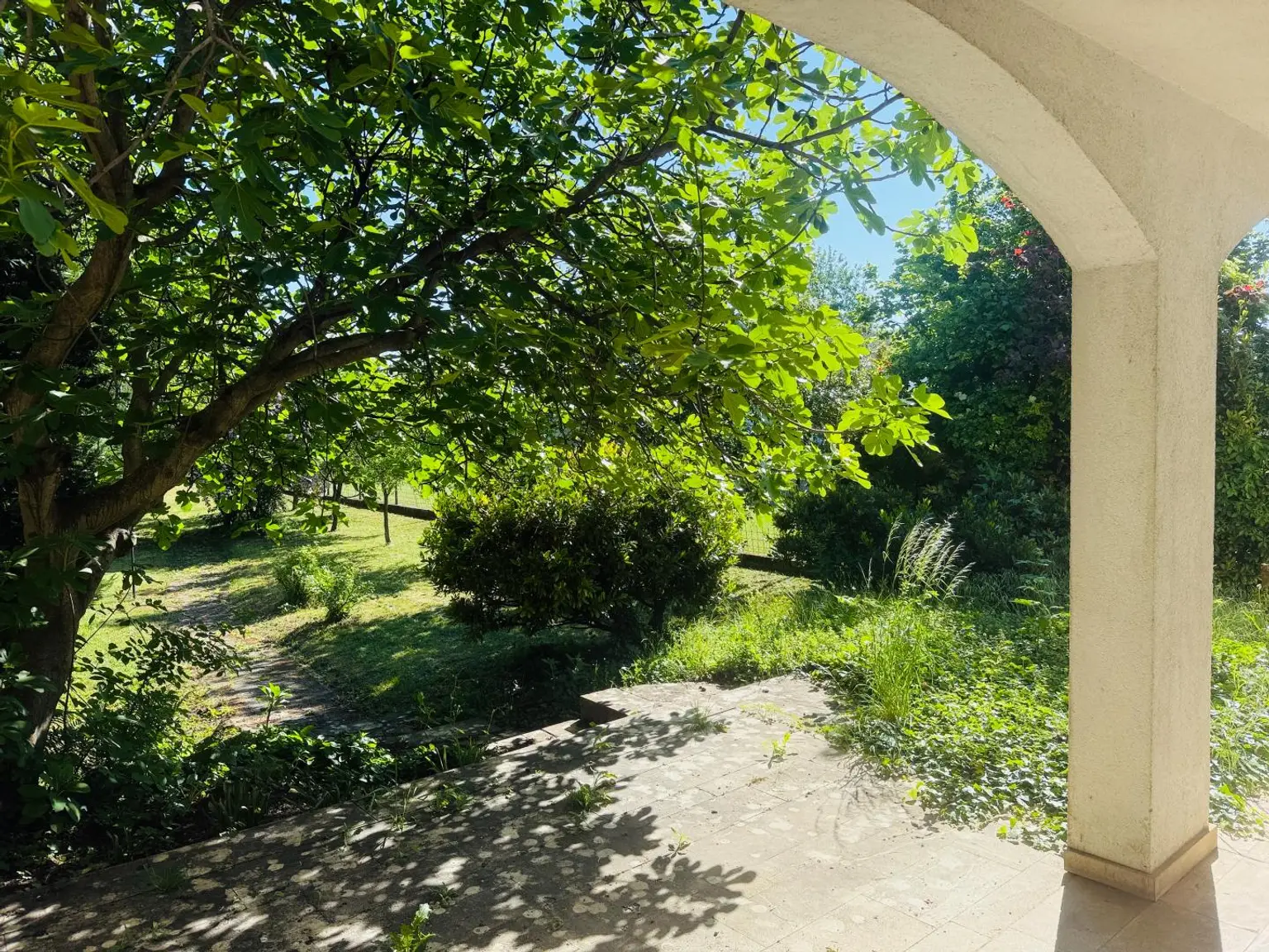 wunderbare Aussicht von der Terrasse