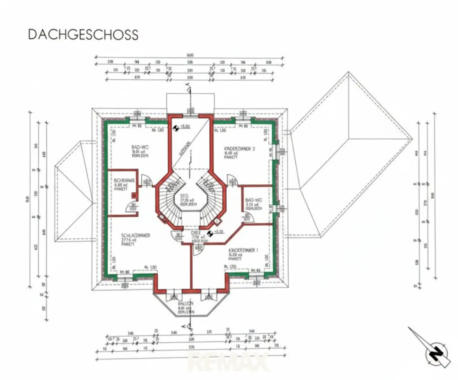 Plan Dachgeschoss